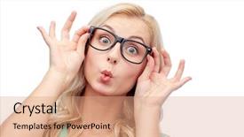  Presentation with fish people - Amazing PPT layouts having silly - vision education and people concept backdrop and a coral colored foreground