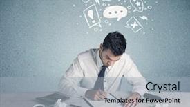  Presentation with magnifying glass - Audience pleasing slides consisting of silly face using magnifying glass backdrop and a  colored foreground