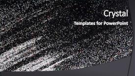  Presentation with pattern - Audience pleasing PPT theme consisting of silver background backdrop and a black colored foreground