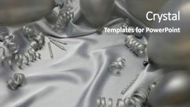  Presentation with curling - Audience pleasing presentation theme consisting of silver balloons curling ribbon backdrop and a  colored foreground