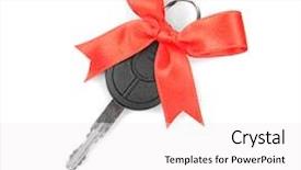  Presentation with red heart key - Cool new PPT theme with silver blackchristmas background presents - car key with red bow backdrop and a  colored foreground