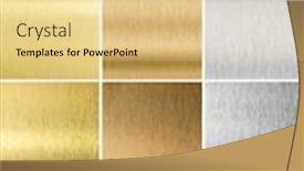  Presentation with metal bronze - Amazing slide deck having silver bronze and gold metal textures set mixed media backdrop and a yellow colored foreground