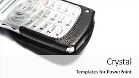  Presentation with black diamond silver glitter sparkle - Slides having silver cellular phone in black background and a  colored foreground