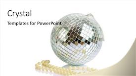  Presentation with disco ball - Audience pleasing slides consisting of australia japan - earth different views - 3d backdrop and a  colored foreground.