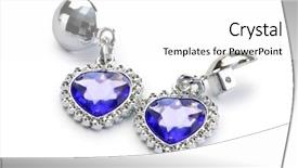  Presentation with jewelry - Cool new presentation with silver earrings isolated backdrop and a white colored foreground