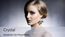  Presentation with shiny - Amazing PPT theme having silver gold - portrait of beautiful girl backdrop and a lemonade colored foreground