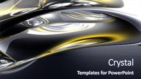  Presentation with gold silver - Theme consisting of silver gold metall 02 background and a wine colored foreground