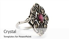  Presentation with background - Audience pleasing slide set consisting of silver jewelry - jewellery ring isolated backdrop and a  colored foreground