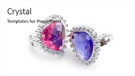  Presentation with jewelry - Cool new theme with silver jewelry - jewellery ring isolated backdrop and a white colored foreground