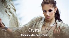  Presentation with flash - Amazing PPT theme having silver jewelry - portrait of a beautiful lady backdrop and a violet colored foreground