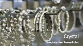  Presentation with black diamond silver glitter sparkle - Colorful PPT layouts enhanced with silver jewelry in the shop backdrop and a gray colored foreground