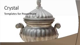  Presentation with metal - Colorful theme enhanced with silver jug - old metal pot backdrop and a  colored foreground