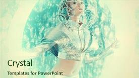  Presentation with silver tsunami geriatrics - Colorful slide set enhanced with silver latex costume with futuristic backdrop and a  colored foreground