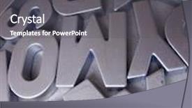  Presentation with letters - Audience pleasing presentation consisting of writers block - silver letters backdrop and a dark gray colored foreground