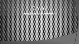  Presentation with sheet industry - Colorful PPT theme enhanced with silver metal grate background backdrop and a gray colored foreground