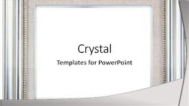  Presentation with picture frame - PPT layouts having silver picture frame background and a white colored foreground