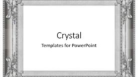  Presentation with picture frame - PPT layouts featuring silver picture frame background and a white colored foreground