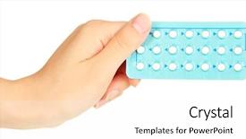  Presentation with pills - Presentation theme having  background and a  colored foreground