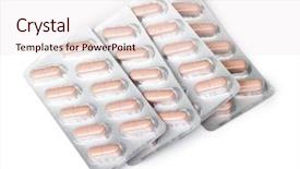  Presentation with packs - Presentation theme having pills in a group background and a sky blue colored foreground