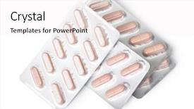  Presentation with packs - Theme featuring pills in a group background and a white colored foreground