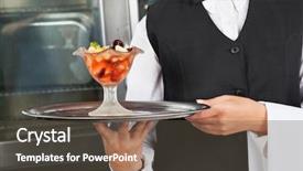  Presentation with industrial transformation - Presentation design consisting of view assets savings investment value background and a dark gray colored foreground