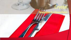  Presentation with table meal plan for osteotphorosis - Amazing presentation design having silver service - table setting - plate knife backdrop and a  colored foreground