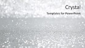  Presentation with silver christmas - PPT layouts featuring silver shiny bright christmas bokeh background and a white colored foreground