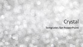  Presentation with sparkle - Slides with silver shiny bright christmas bokeh background and a  colored foreground