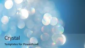  Presentation with sparkle - Cool new presentation theme with silver sparkle - beautiful bokeh backdrop and a light blue colored foreground