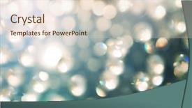  Presentation with sparkle - Beautiful presentation theme featuring silver sparkle - beautiful bokeh backdrop and a lemonade colored foreground