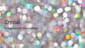  Presentation with christmas lights bulb decoration - Theme enhanced with silver sparkle - christmas lights background background and a light gray colored foreground