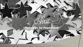  Presentation with silver - PPT layouts with silver-stars-silver-or-chrome background and a gray colored foreground