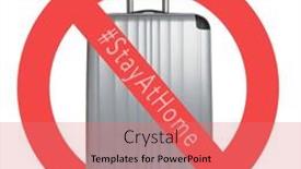  Presentation with international - Slide set having silver-suitcase-on-a-white background and a coral colored foreground