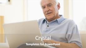  Presentation with kids room children smile - PPT theme having silver surfer - man in living room background and a coral colored foreground