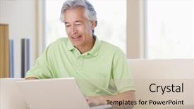  Presentation with kids room children smile - Slides featuring silver surfer - man in living room background and a soft green colored foreground