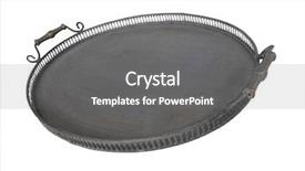  Presentation with antique - Colorful PPT layouts enhanced with silver tea service - antique brass tray backdrop and a  colored foreground