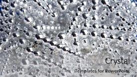  Presentation with silver - Audience pleasing PPT theme consisting of silver volumetric decoration texture consists backdrop and a light gray colored foreground