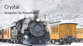  Presentation with railroad - Cool new slide deck with silverton narrow gauge railroad backdrop and a white colored foreground