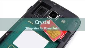  Presentation with smart card - Beautiful presentation featuring sim card and smart phone backdrop and a  colored foreground