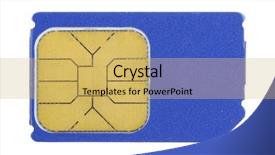  Presentation with skin care natural yellow and white - Amazing presentation design having sim card isolated on white backdrop and a yellow colored foreground