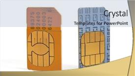  Presentation with cell phones - Presentation theme featuring divided equally - 3d render of a calculator background and a light gray colored foreground