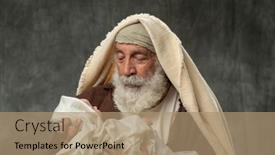  Presentation with baby jesus - Amazing slide set having simeon-holding-baby-jesus-against backdrop and a coral colored foreground