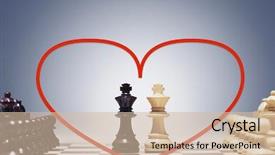  Presentation with kings - PPT layouts with symmetry faces - kings face to face background and a lemonade colored foreground