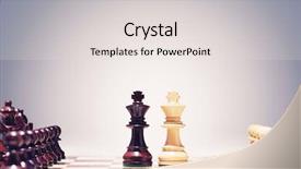  Presentation with kings - Colorful PPT theme enhanced with symmetry faces - kings face to face backdrop and a sky blue colored foreground