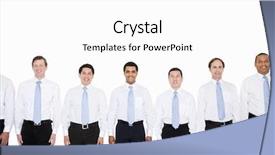  Presentation with row of textile looms weaving - PPT theme consisting of upholstered armchair comfortable furniture trendy background and a light gray colored foreground