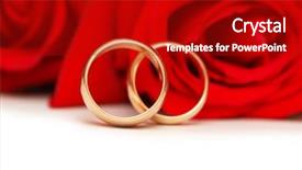  Presentation with wedding roses - Cool new presentation theme with similar photos in my portfolio backdrop and a crimson colored foreground