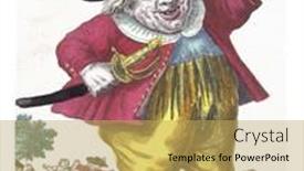  Presentation with engraving - Audience pleasing PPT theme consisting of simon-flenschl-vintage-engraving backdrop and a yellow colored foreground