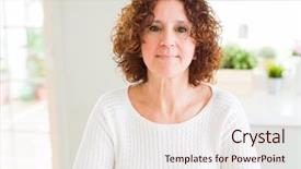  Presentation with simple minimalist white - Cool new theme with simple and natural with cross backdrop and a  colored foreground