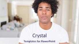  Presentation with home - Audience pleasing PPT layouts consisting of simple and natural with cross backdrop and a  colored foreground