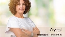  Presentation with simple - Slide set having simple and natural with cross background and a lemonade colored foreground